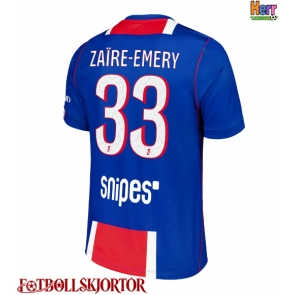 Paris Saint-Germain Warren Zaire-Emery #33 Hemmatröja 2026-27 Kortärmad